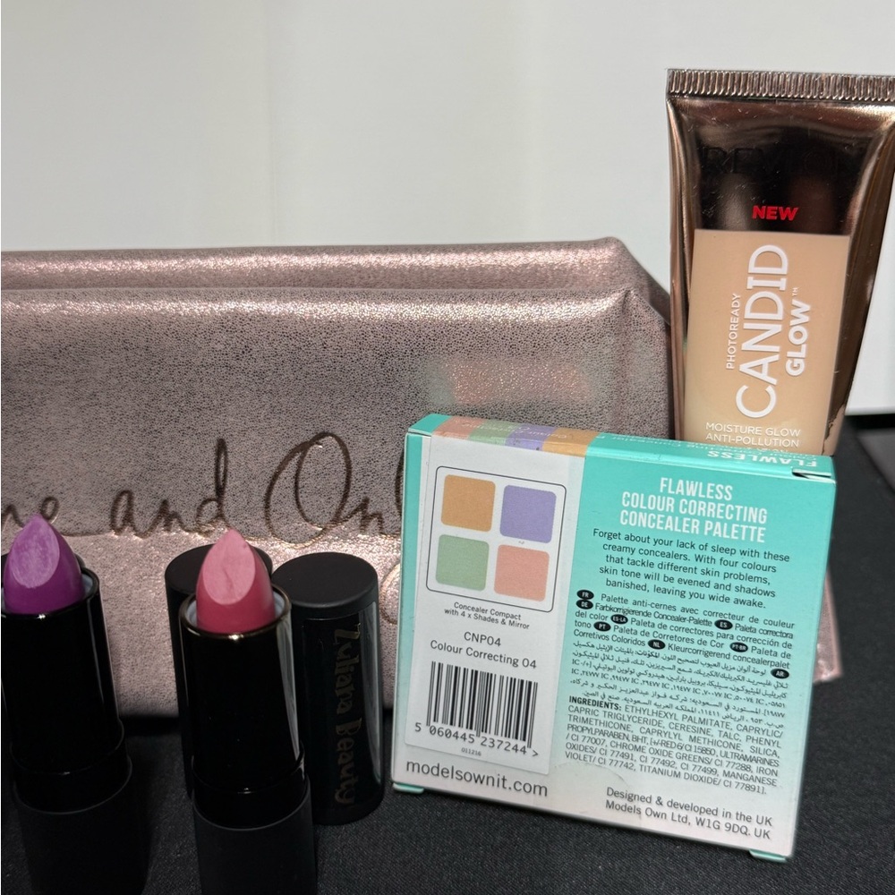 Revlon Candid Glow, Models Own Pallete, Zuliani Lipstick Collection and FREE Bag - Picture 3 of 4
